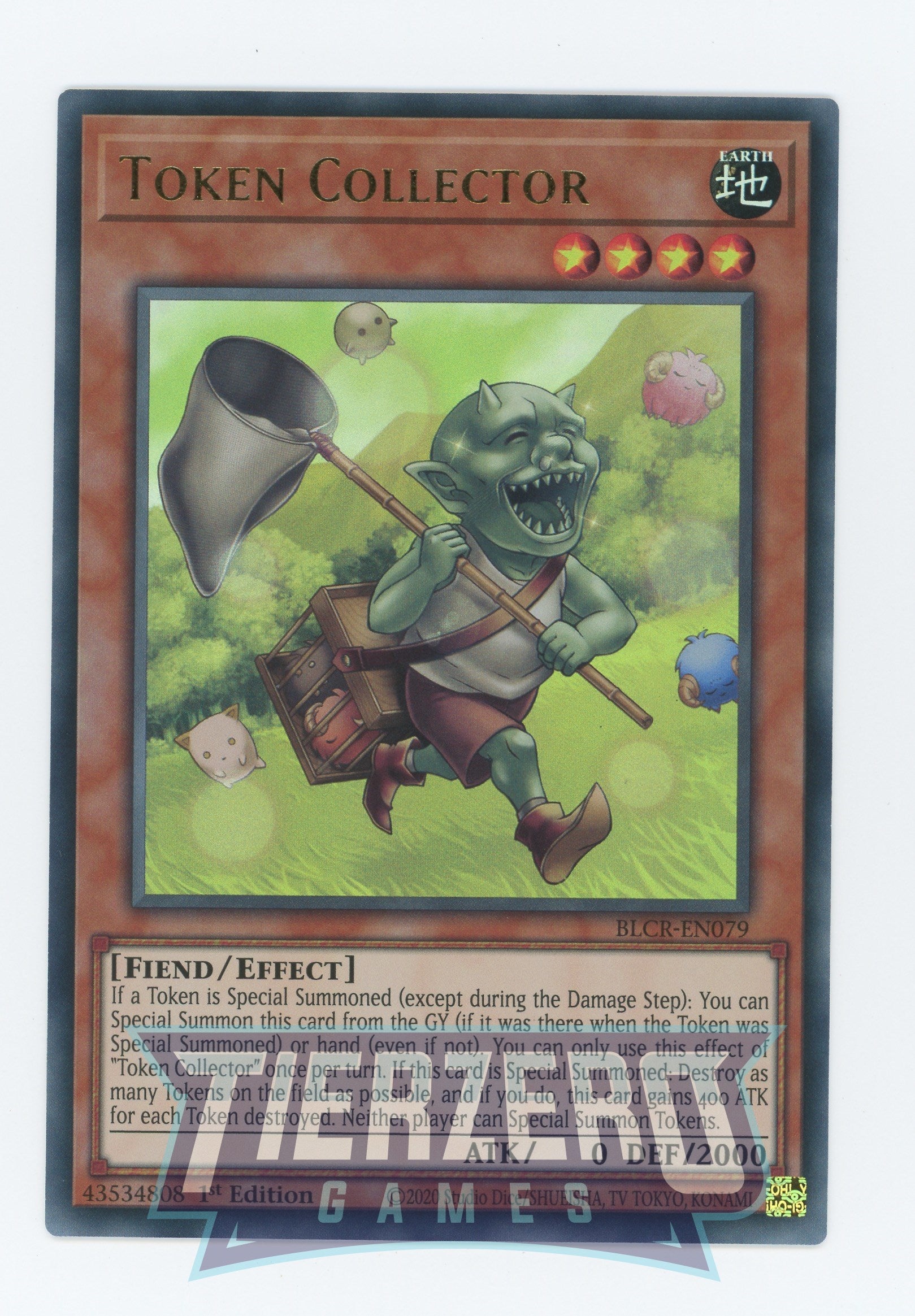 BLCR-EN079 - Token Collector - Ultra Rare - Effect Monster - Battles o BLCR-EN079 - Token Collector - Ultra Rare - Effect Monster - Battles o