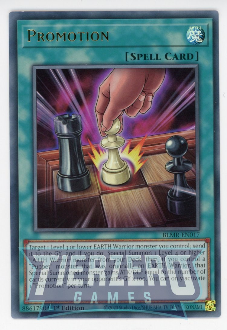 yugioh chess cards BLMR-EN017 - Promotion - Ultra Rare - Normal Spell