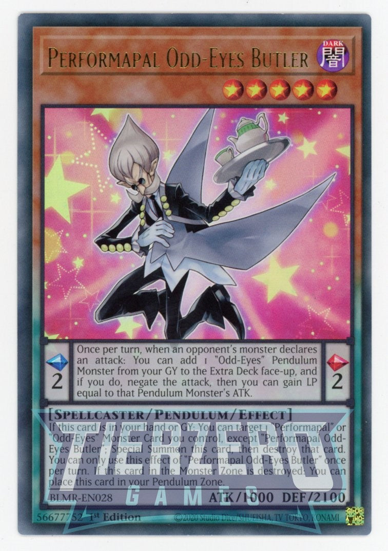 BLMR-EN028 - Performapal Odd-Eyes Butler - Ultra Rare