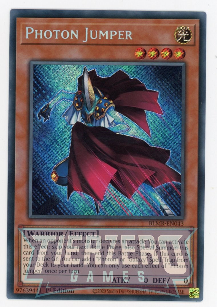 yugioh cards that skip battle phase BLMR-EN043 - Photon Jumper - Secret Rare - Effect Monster