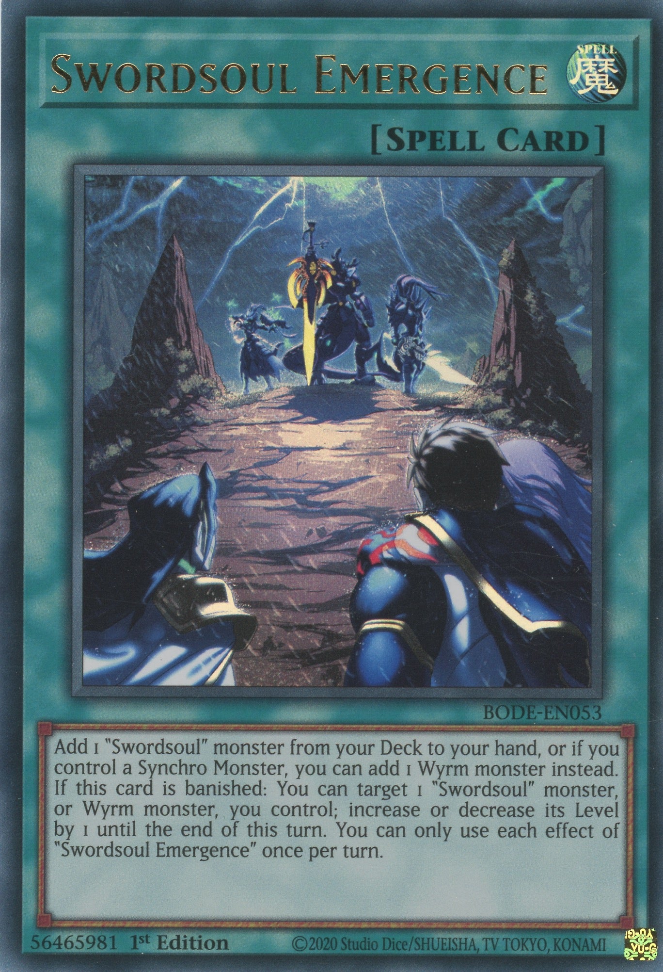 BODE-EN053 - Swordsoul Emergence - Ultra Rare - Normal Spell - Burst of Destiny