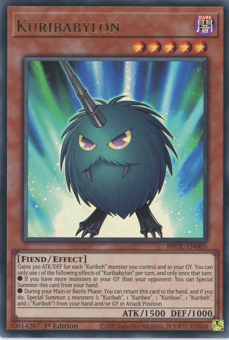 BROL-EN005 - Kuribabylon - Ultra Rare - Effect Monster - Brothers of Legend
