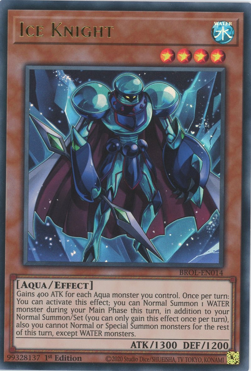 BROL-EN014 - Ice Knight - Ultra Rare - Effect Monster - Brothers of Legend