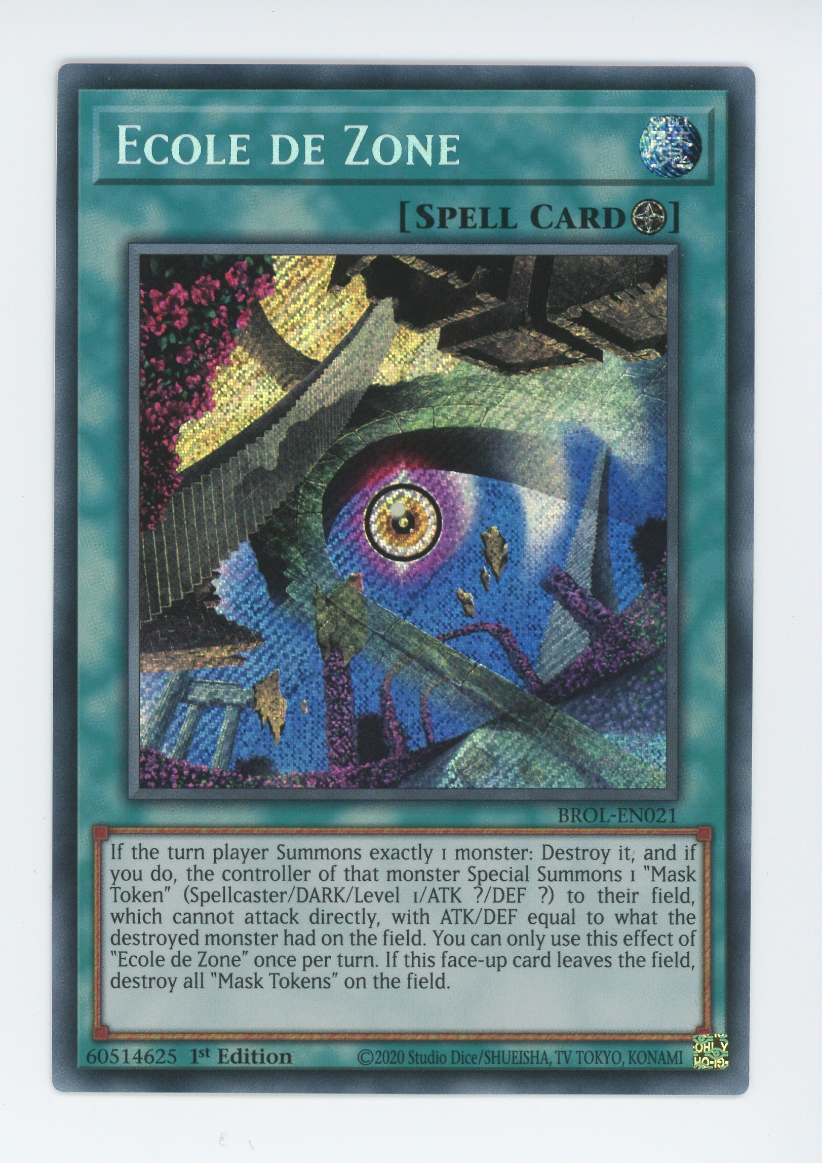BROL-EN021 - Ecole de Zone - Secret Rare - Field Spell - Brothers of L BROL-EN021 - Ecole de Zone - Secret Rare - Field Spell - Brothers of L