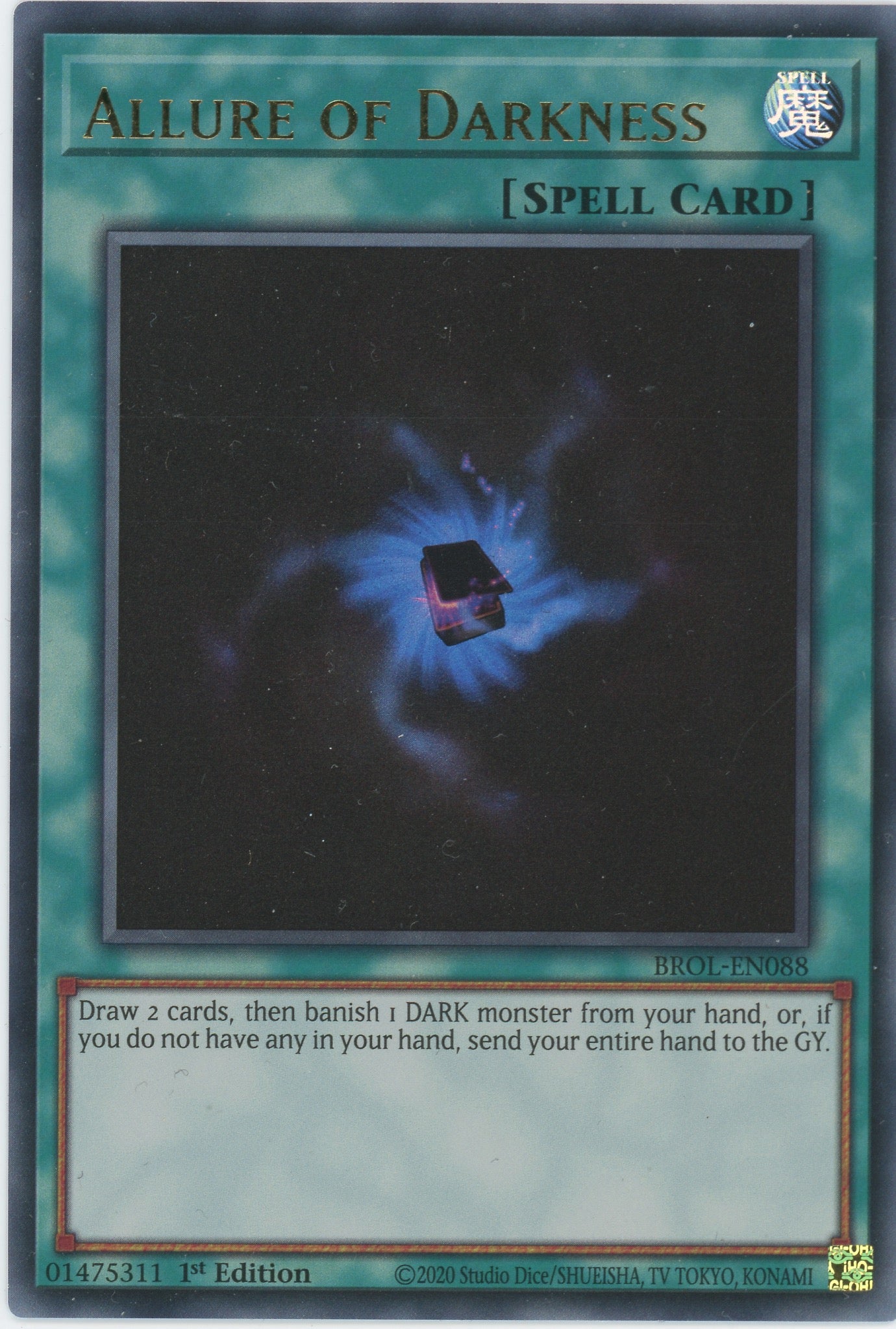 BROL-EN088 - Allure of Darkness - Ultra Rare - Normal Spell - Brothers of Legend