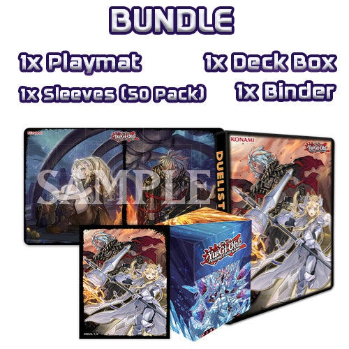 albaz - ecclesia - tri-brigade card sleeves Yugioh Albaz Ecclesia Tri Brigade Accessory Bundle