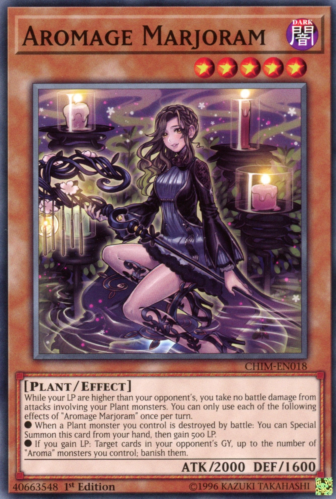 CHIM-EN018 - Aromage Marjoram - Common - Chaos Impact - 1st Edition
