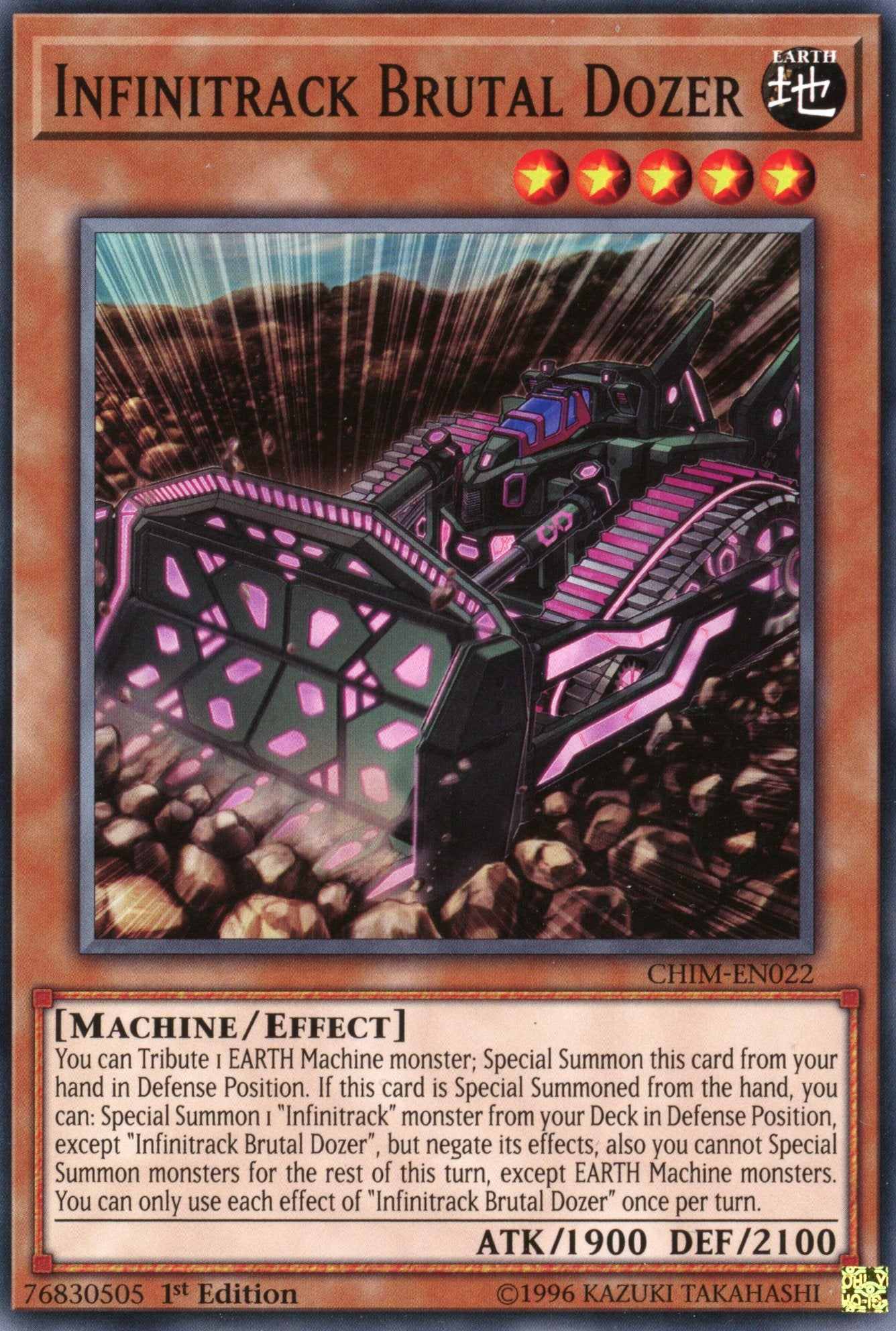 CHIM-EN022 - Infinitrack Brutal Dozer - Common - Chaos Impact - 1st Edition