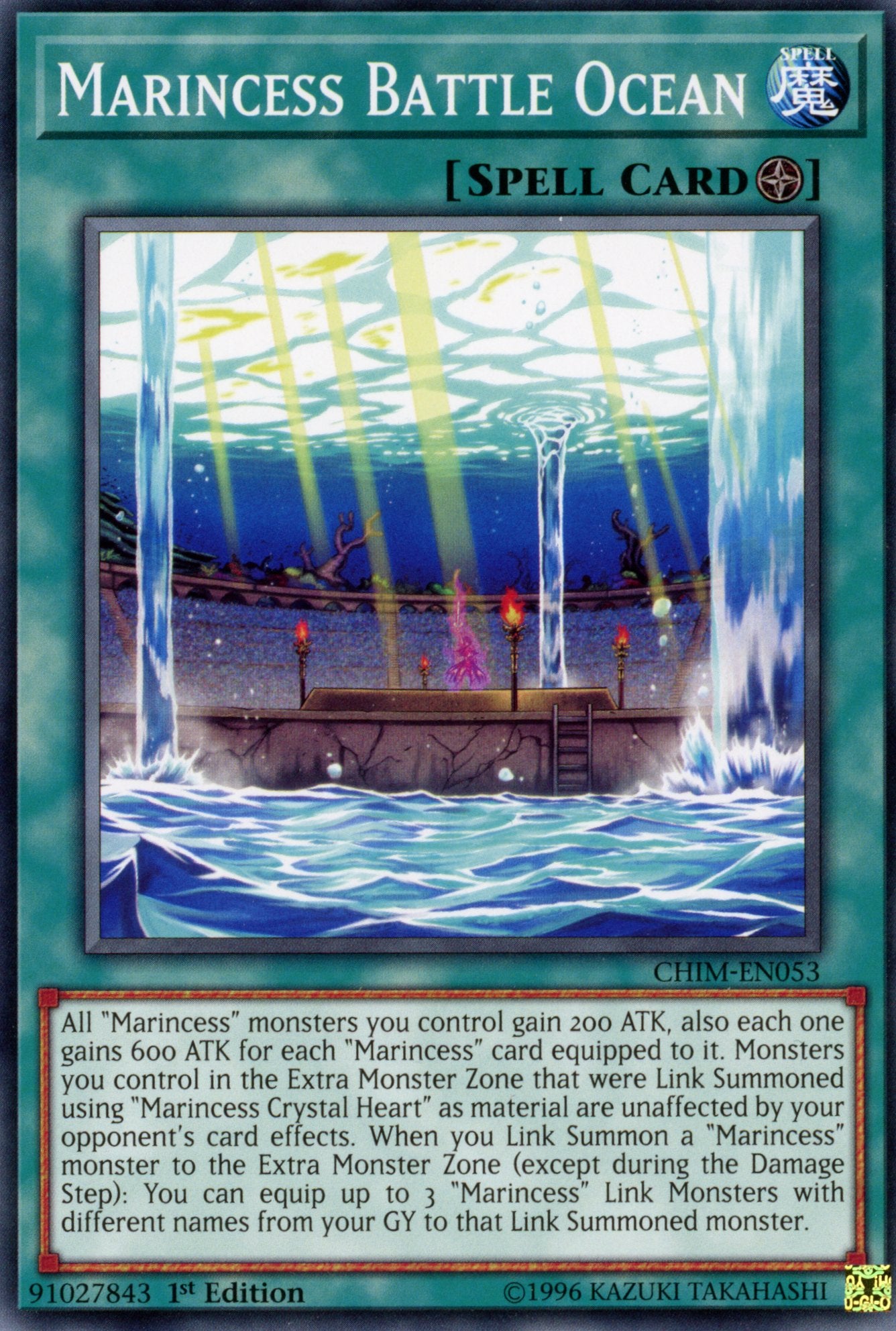 CHIM-EN053 - Marincess Battle Ocean - Common - Chaos Impact - 1st Edition