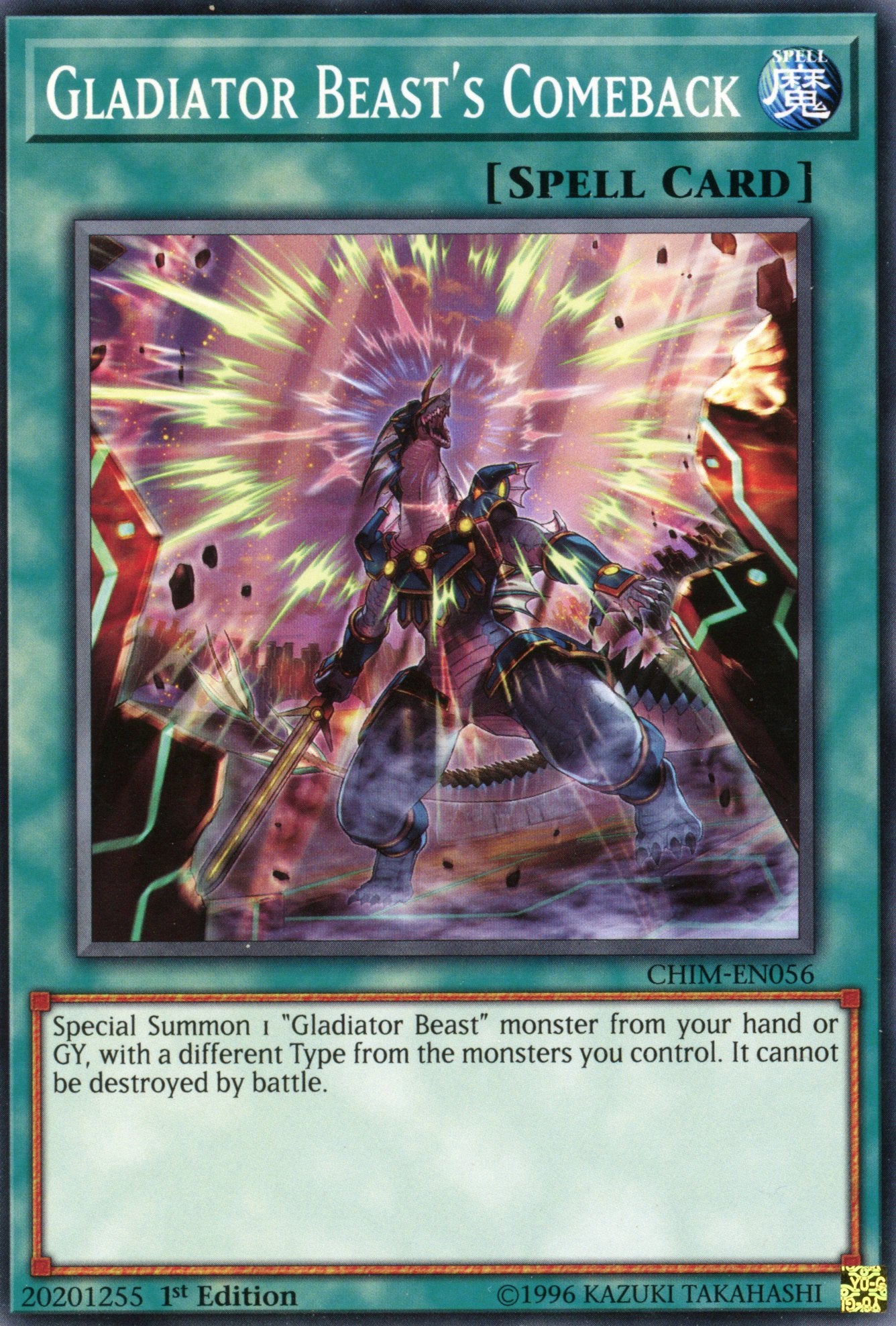CHIM-EN056 - Gladiator Beast's Comeback - Common - Chaos Impact - 1st Edition