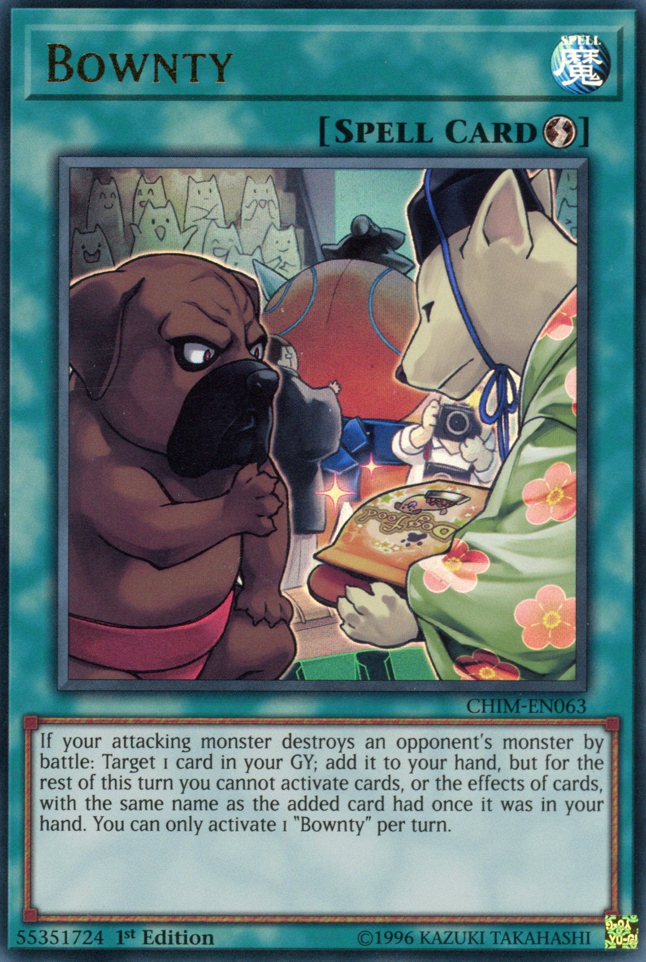 CHIM-EN063 - Bownty - Ultra Rare - Chaos Impact - 1st Edition