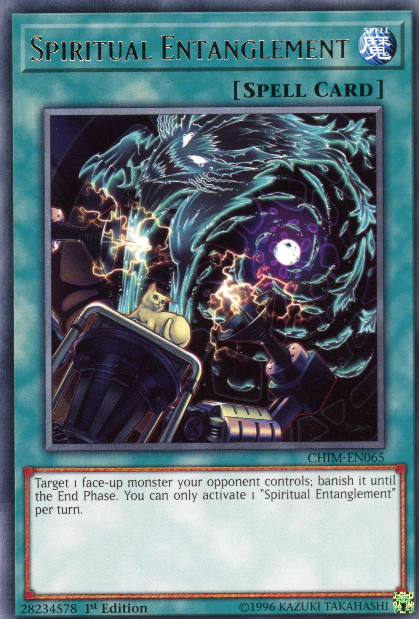 CHIM-EN065 - Spiritual Entanglement - Rare - Chaos Impact - 1st Edition