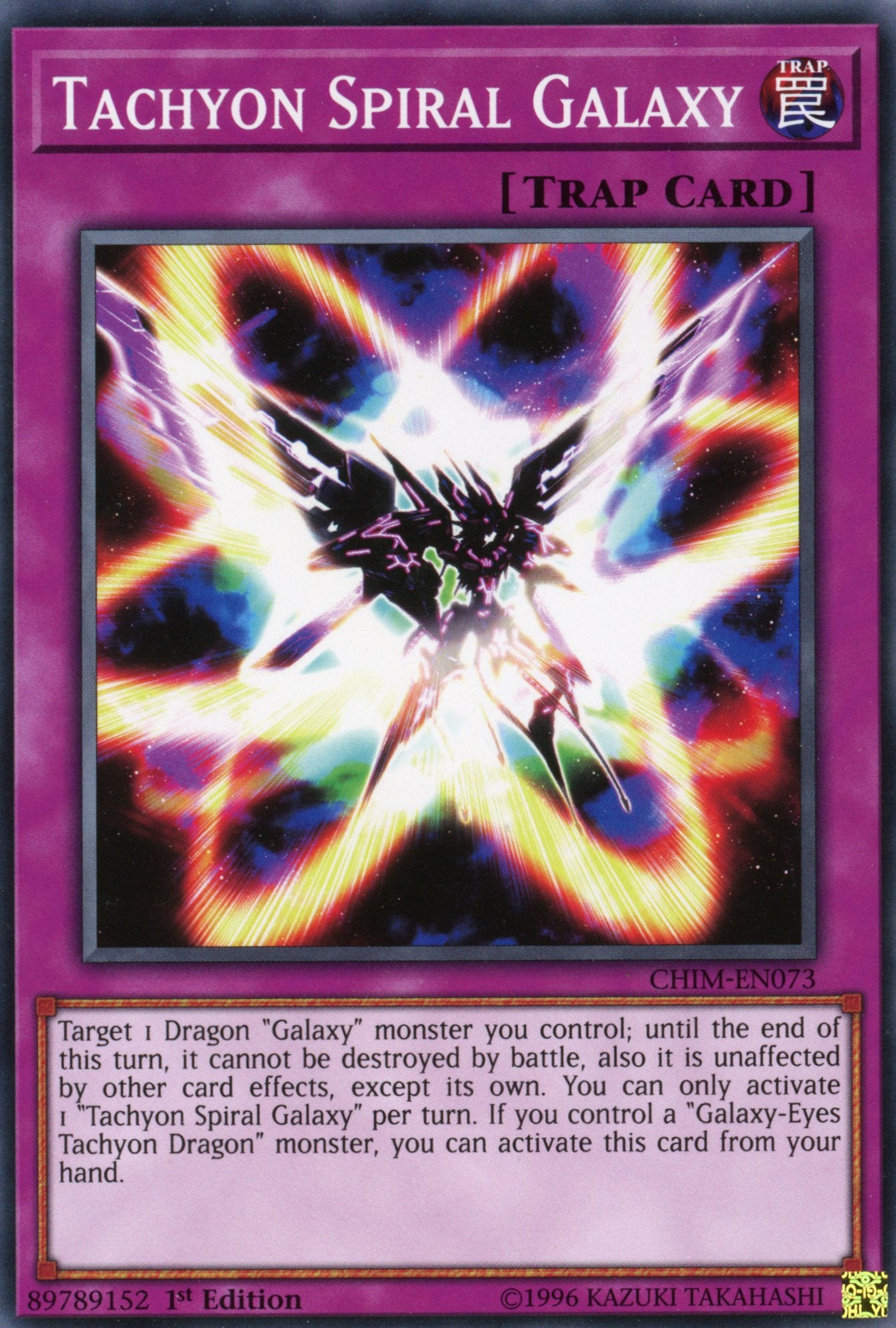 CHIM-EN073 - Tachyon Spiral Galaxy - Common - Chaos Impact - 1st Edition