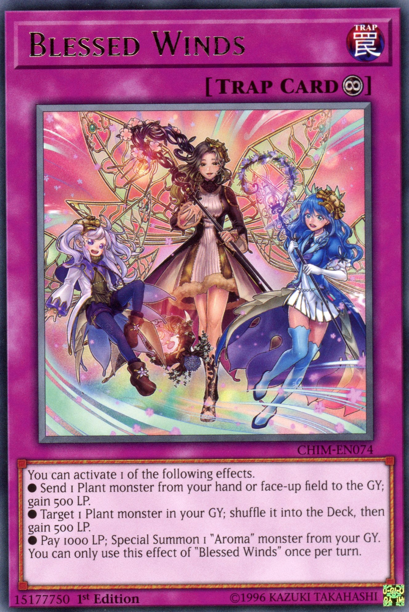 CHIM-EN074 - Blessed Winds - Rare - Chaos Impact - 1st Edition