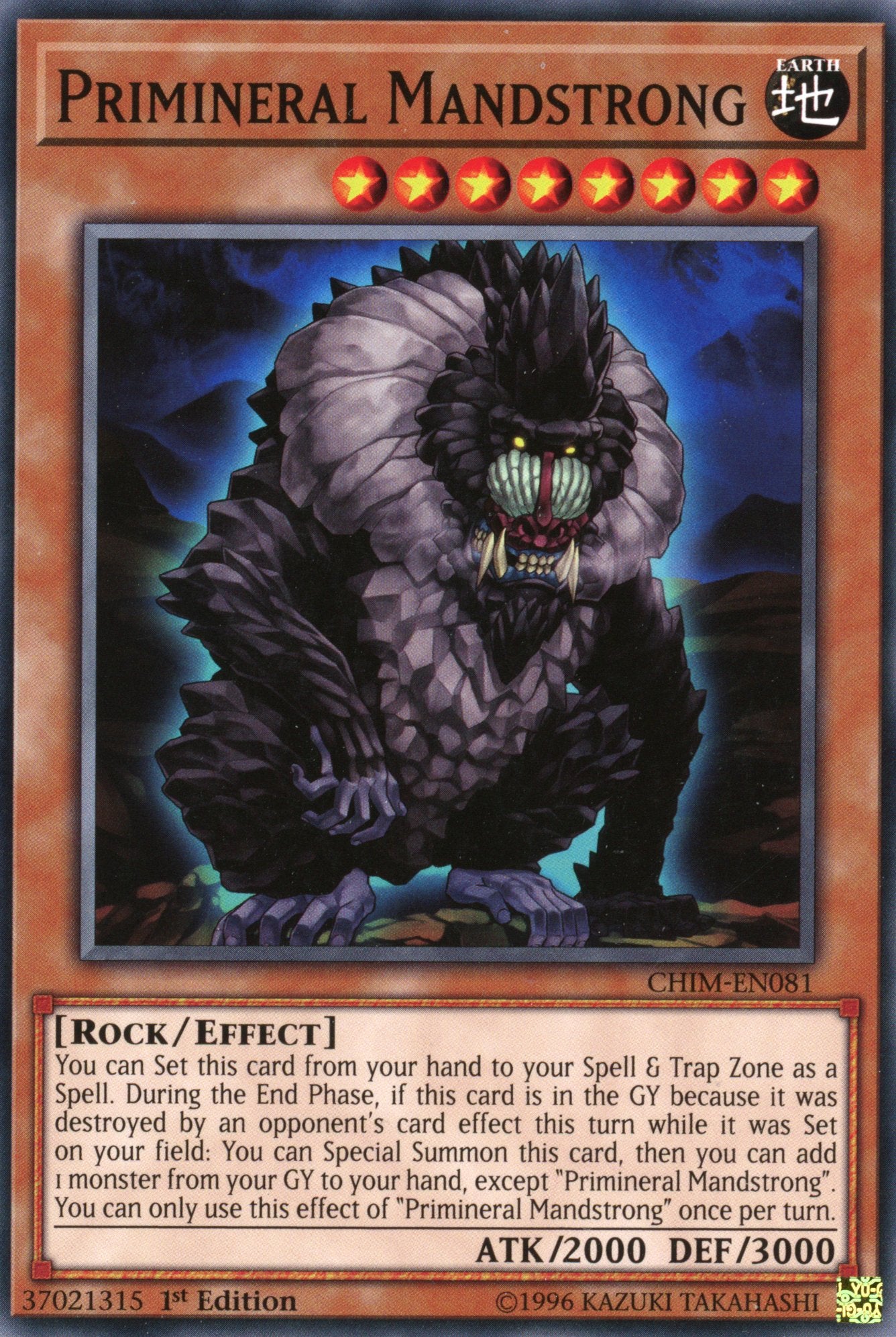 CHIM-EN081 - Primineral Mandstrong - Common - Chaos Impact - 1st Edition