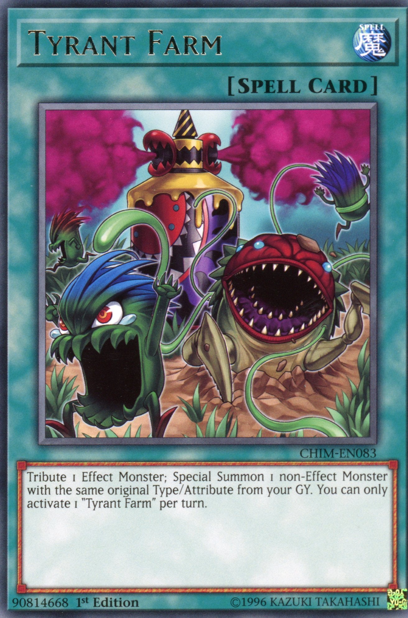 CHIM-EN083 - Tyrant Farm - Rare - Chaos Impact - 1st Edition