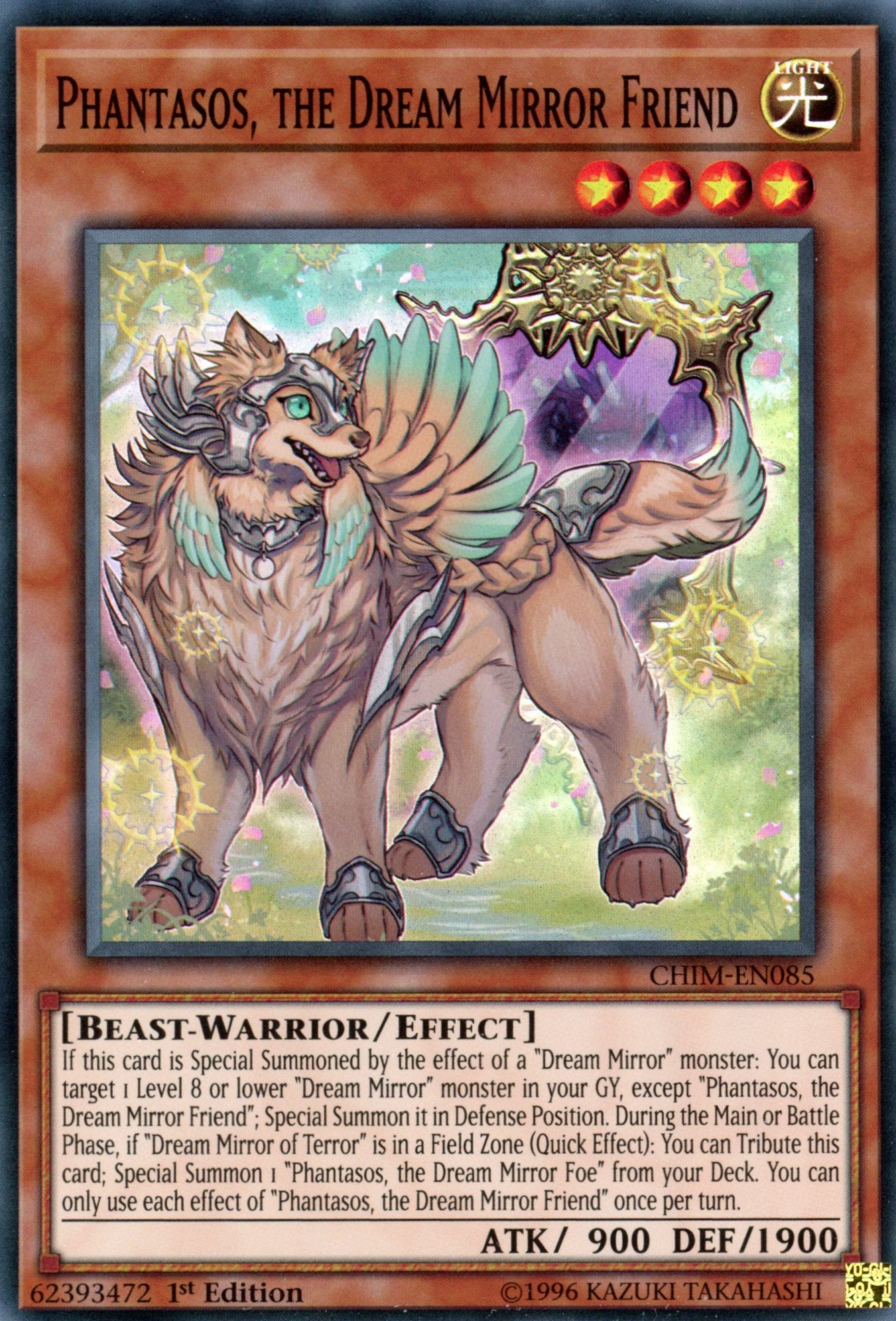 CHIM-EN085 - Phantasos, the Dream Mirror Friend - Super Rare - Chaos Impact - 1st Edition