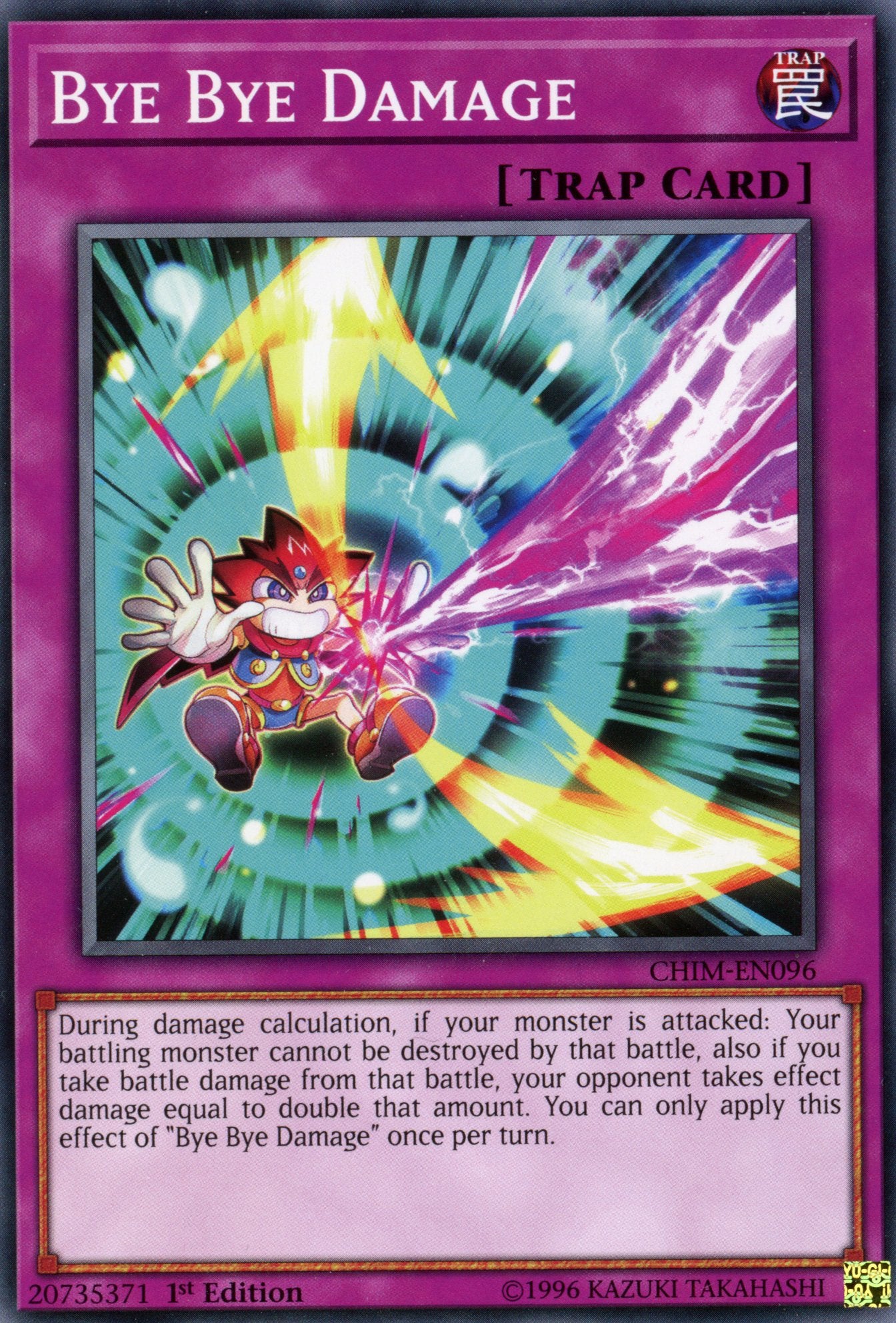 CHIM-EN096 - Bye Bye Damage - Common - Chaos Impact - 1st Edition