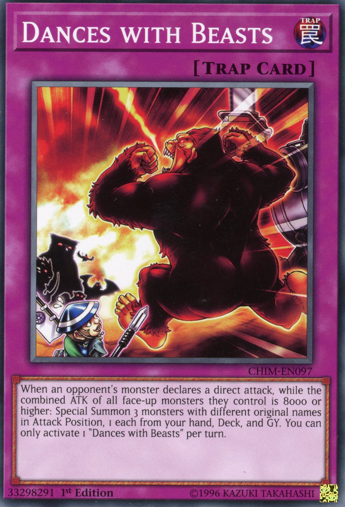 CHIM-EN097 - Dances with Beasts - Common - Chaos Impact - 1st Edition