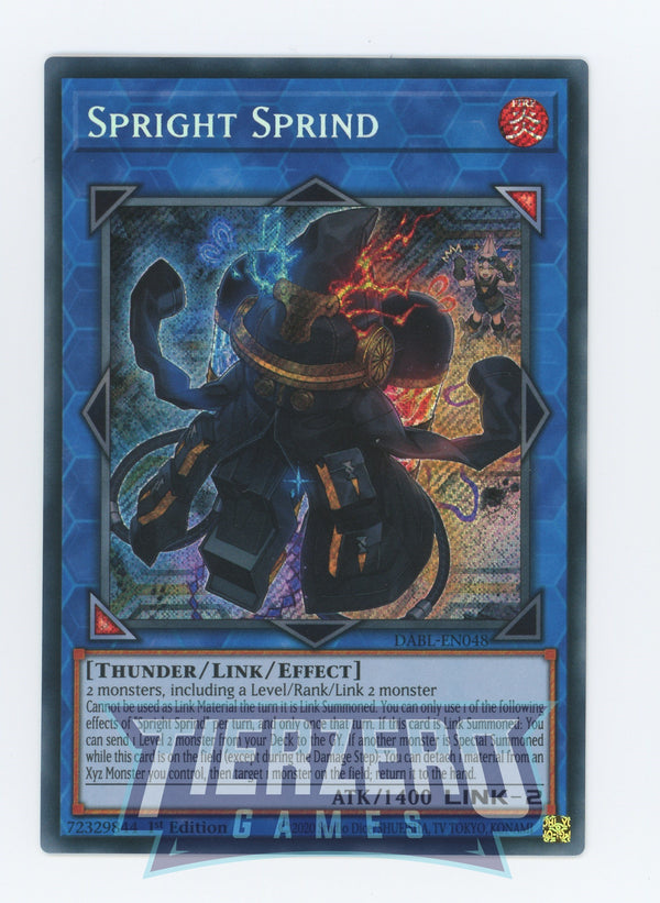 DABL-EN048 - Spright Sprind - Secret Rare - Effect Link Monster - Darkwing Blast