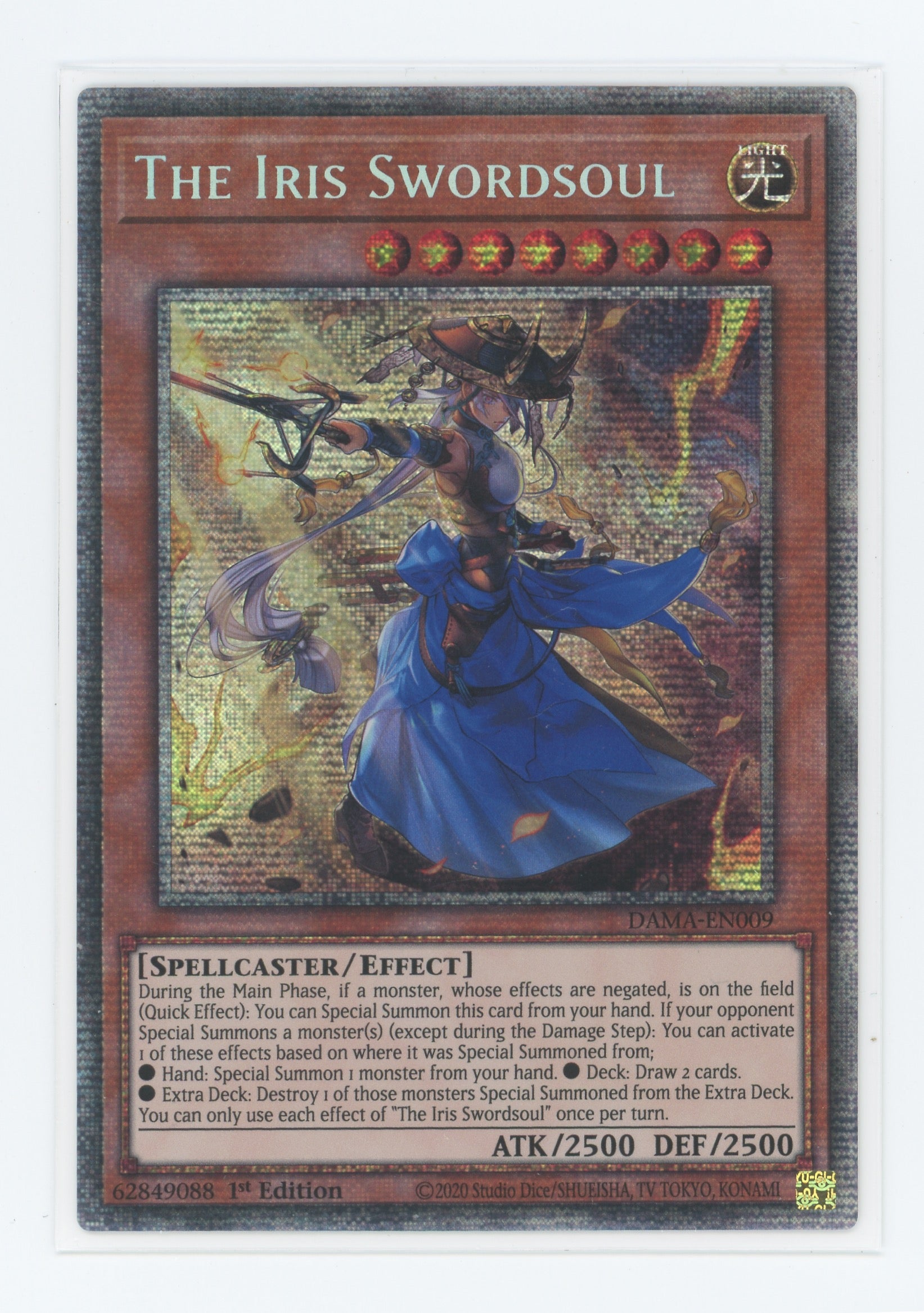 DAMA-EN009 - The Iris Swordsoul - Starlight Rare - Effect Monster - Da DAMA-EN009 - The Iris Swordsoul - Starlight Rare - Effect Monster - Da