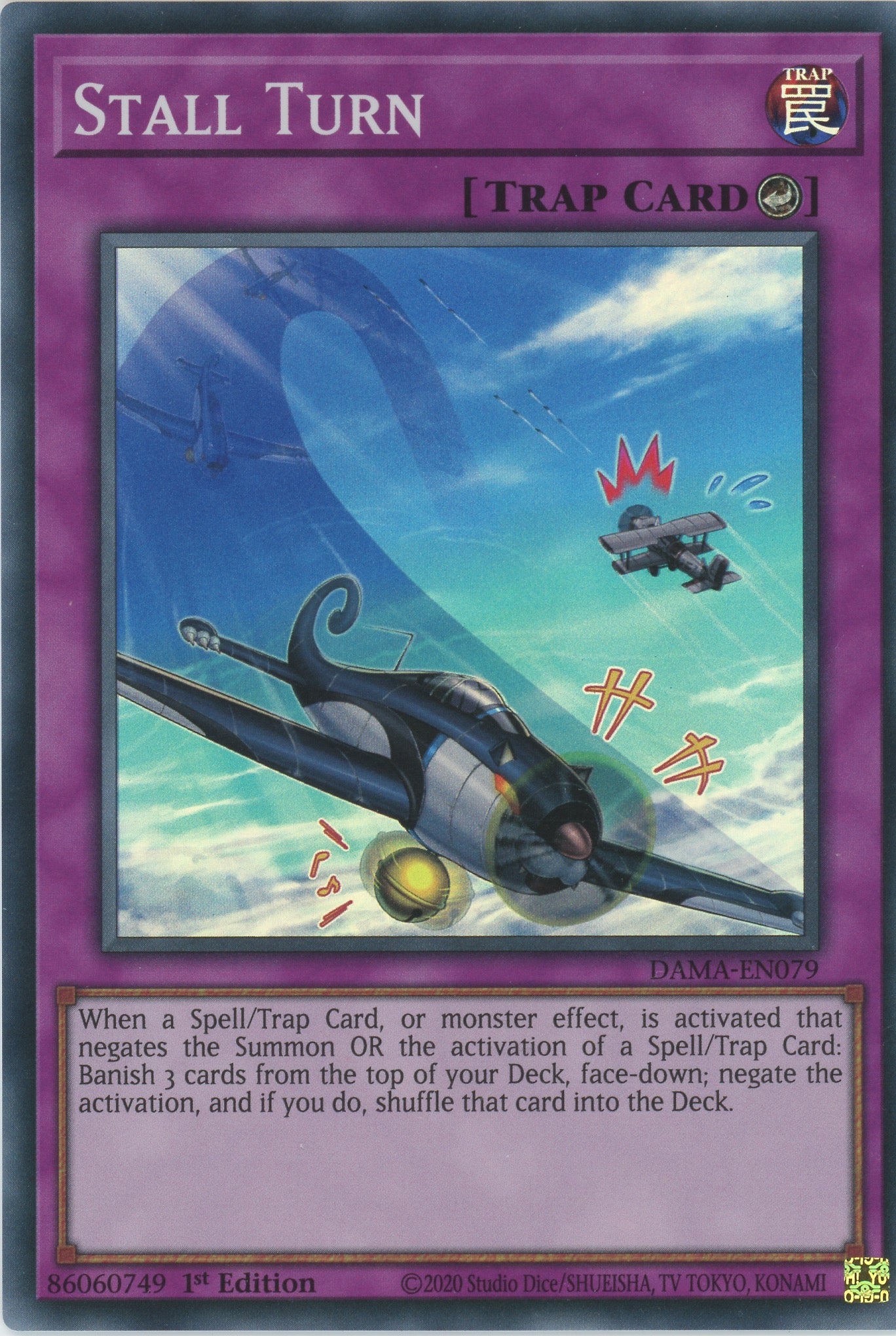 yugioh stall deck DAMA-EN079 - Stall Turn - Super Rare - Counter Trap