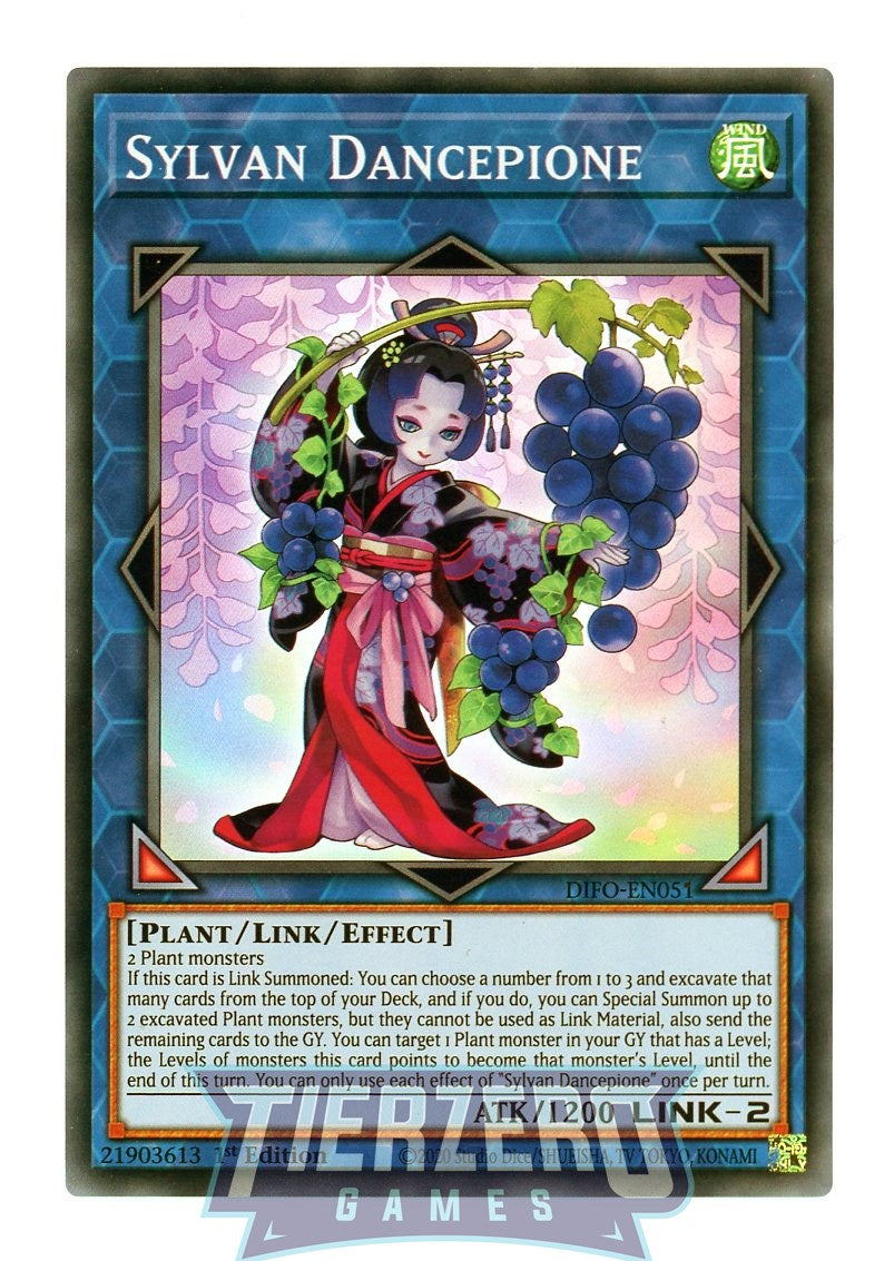 DIFO-EN051 - Sylvan Dancepione - Super Rare - Effect Link Monster - Di DIFO-EN051 - Sylvan Dancepione - Super Rare - Effect Link Monster - Di