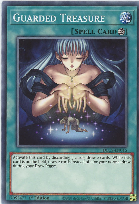 yugioh continuous spell cards DLCS-EN015 - Guarded Treasure - Common - Continuous Spell