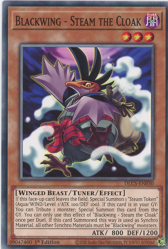 blackwing tuner monsters DLCS-EN030 - Blackwing - Steam the Cloak - Common