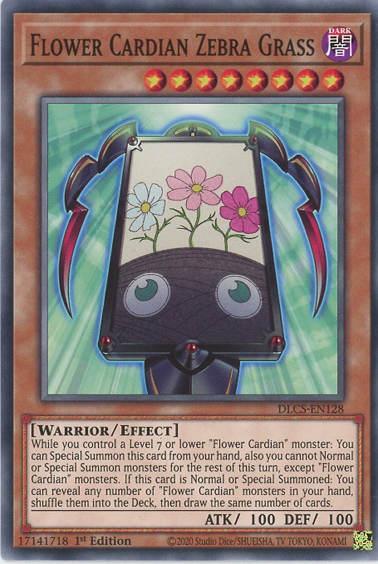 DLCS-EN128 - Flower Cardian Zebra Grass - Common - Effect Monster