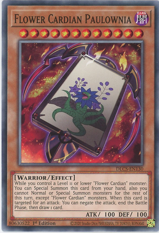 DLCS-EN130 - Flower Cardian Paulownia - Common - Effect Monster - Dragons of Legend The Complete Series