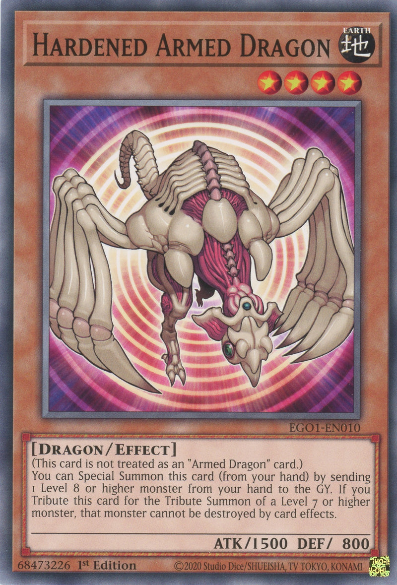 EGO1-EN010 - Hardened Armed Dragon - Common - Effect Monster - Egyptian God Decks