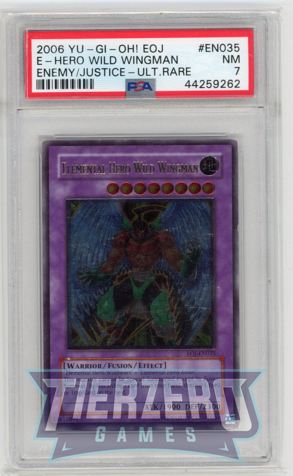 EOJ-EN035 - Elemental Hero Wild Wingman - Ultimate Rare - PSA 7 - A