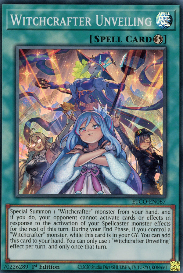 ETCO-EN067 - Witchcrafter Unveiling - Super Rare - Continuous Spell - Eternity Code