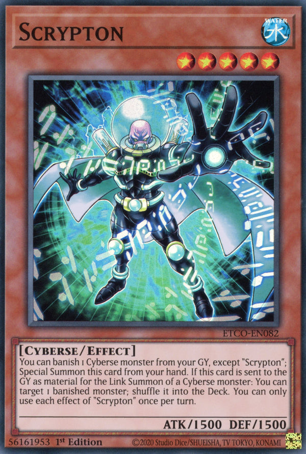 ETCO-EN082 - Scrypton - Super Rare - Effect Monster - Eternity Code