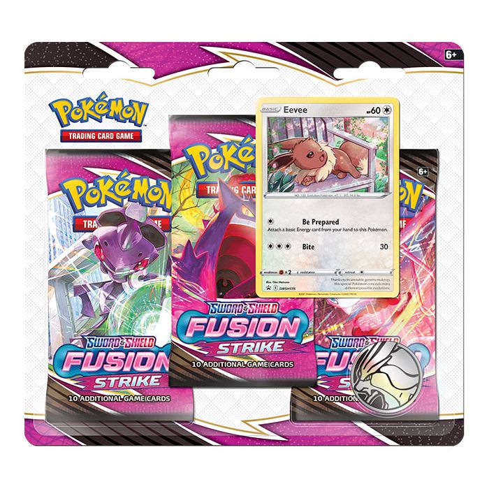 Pokemon Fusion Strike 3 Pack Blister - Eevee