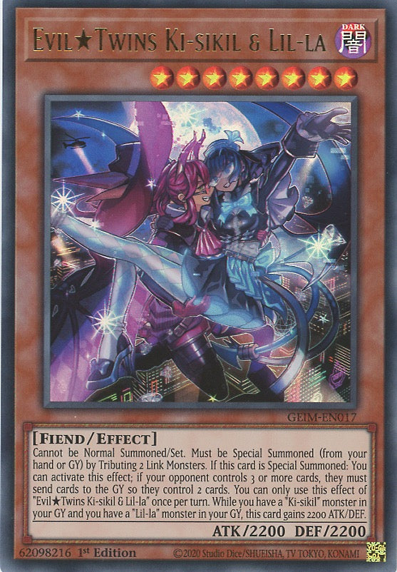 Yu-Gi-Oh! Evil Twin Ki-sikil Card - GEIM-EN015 Ultra Rare 1st Edition (Genesis Impact Single) - View #12