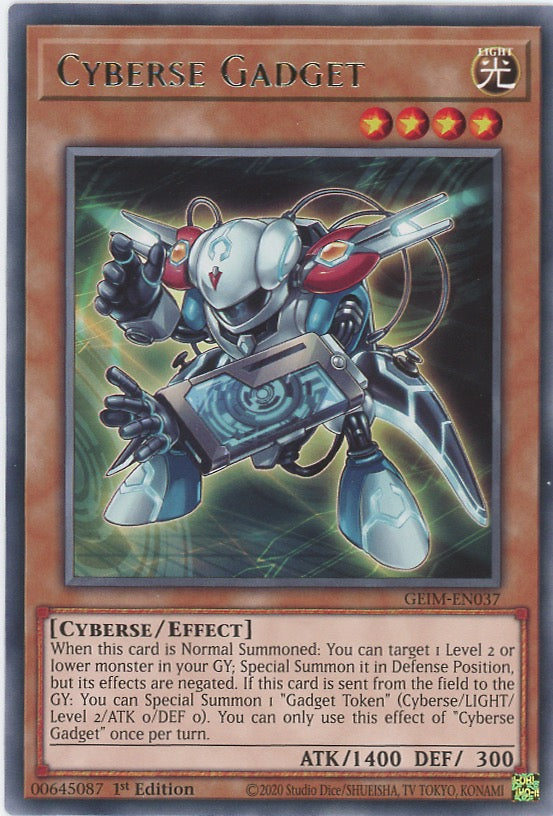 GEIM-EN037 - Cyberse Gadget - Rare - Effect Monster