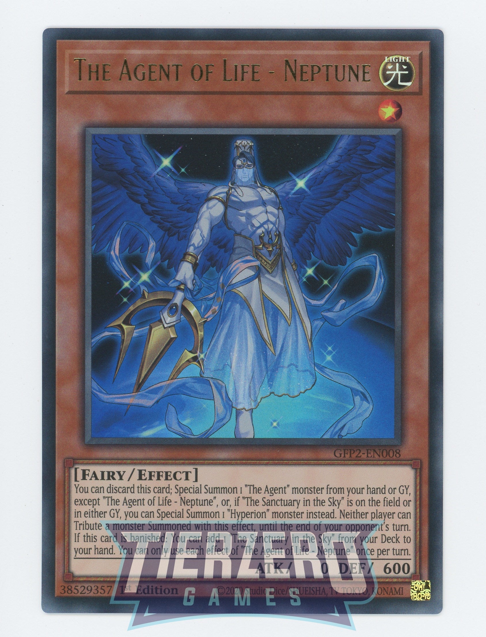 GFP2-EN008 - The Agent of Life - Neptune - Ultra Rare - Effect Monster GFP2-EN008 - The Agent of Life - Neptune - Ultra Rare - Effect Monster