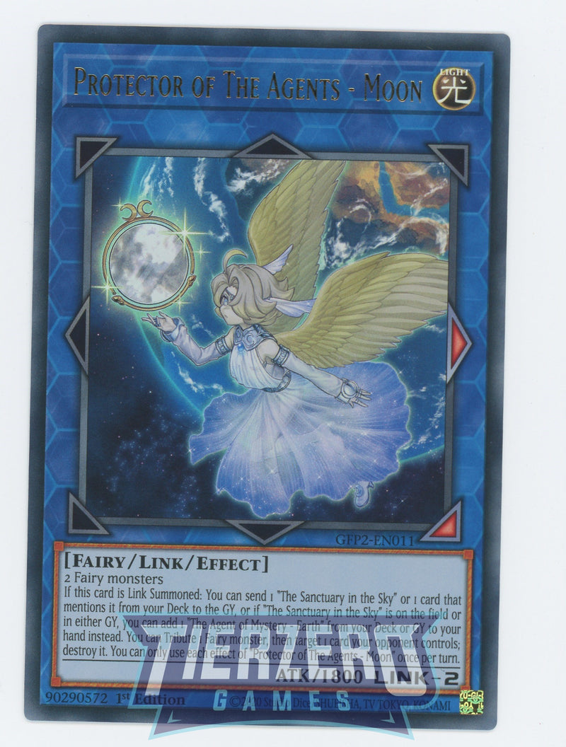 GFP2-EN011 - Protector of The Agents - Moon - Ultra Rare - Effect Link Monster - Ghosts from the Past the 2nd Haunting
