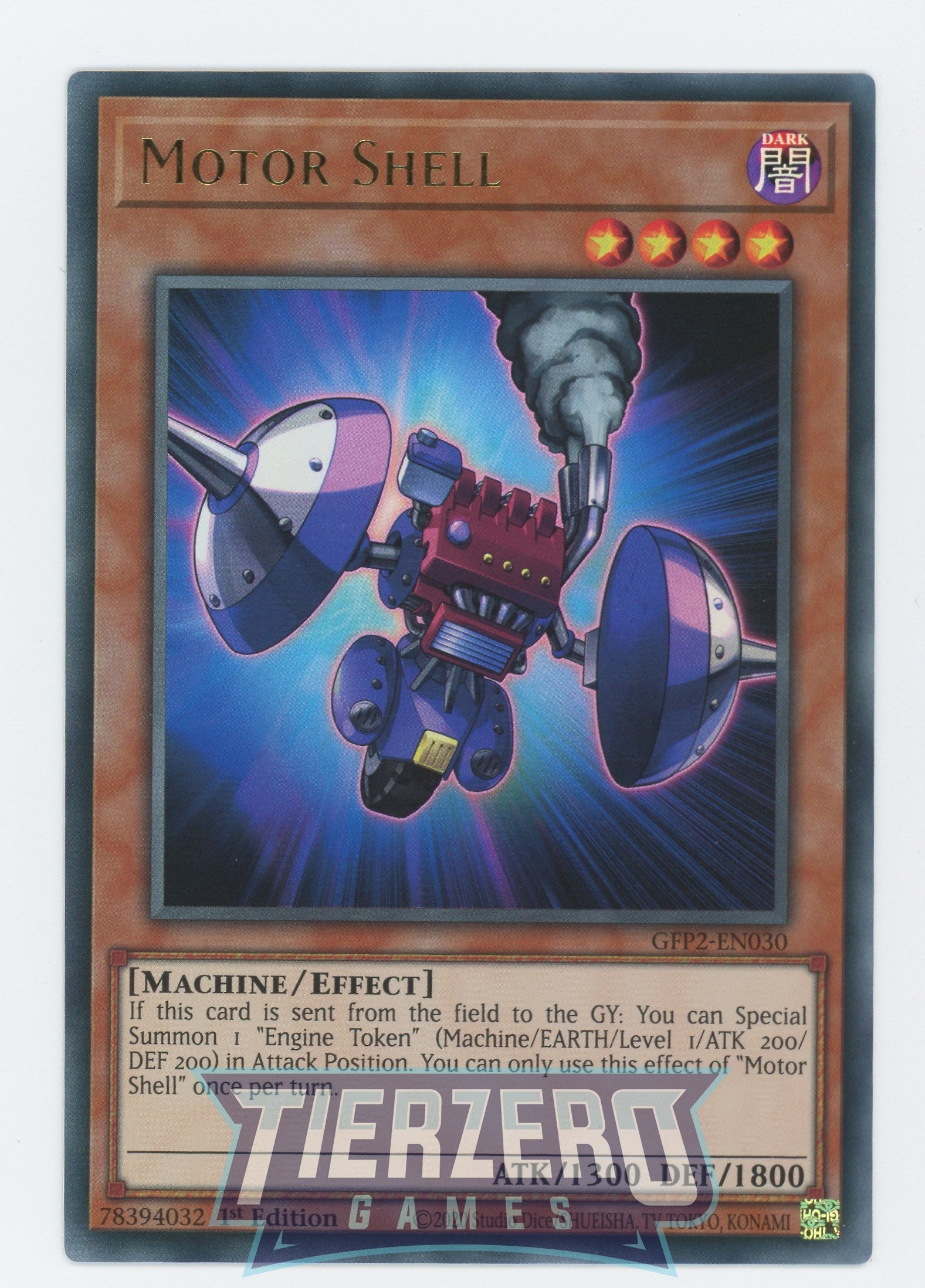 GFP2-EN030 - Motor Shell - Ultra Rare - Ghosts From the Past: The 2nd Haunting
