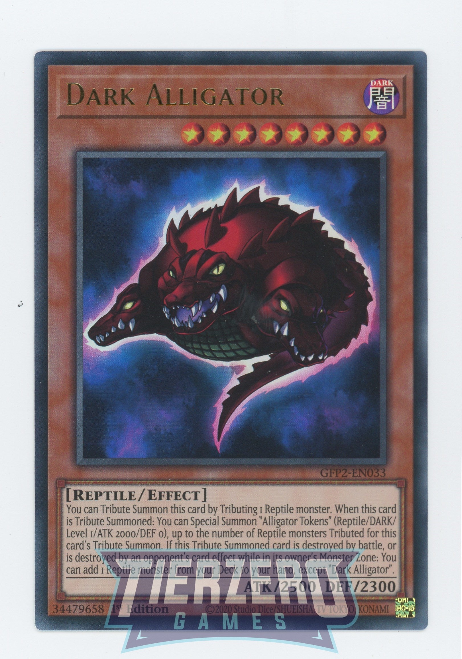 GFP2-EN033 - Dark Alligator - Ultra Rare - Ghosts From the Past: The 2nd Haunting