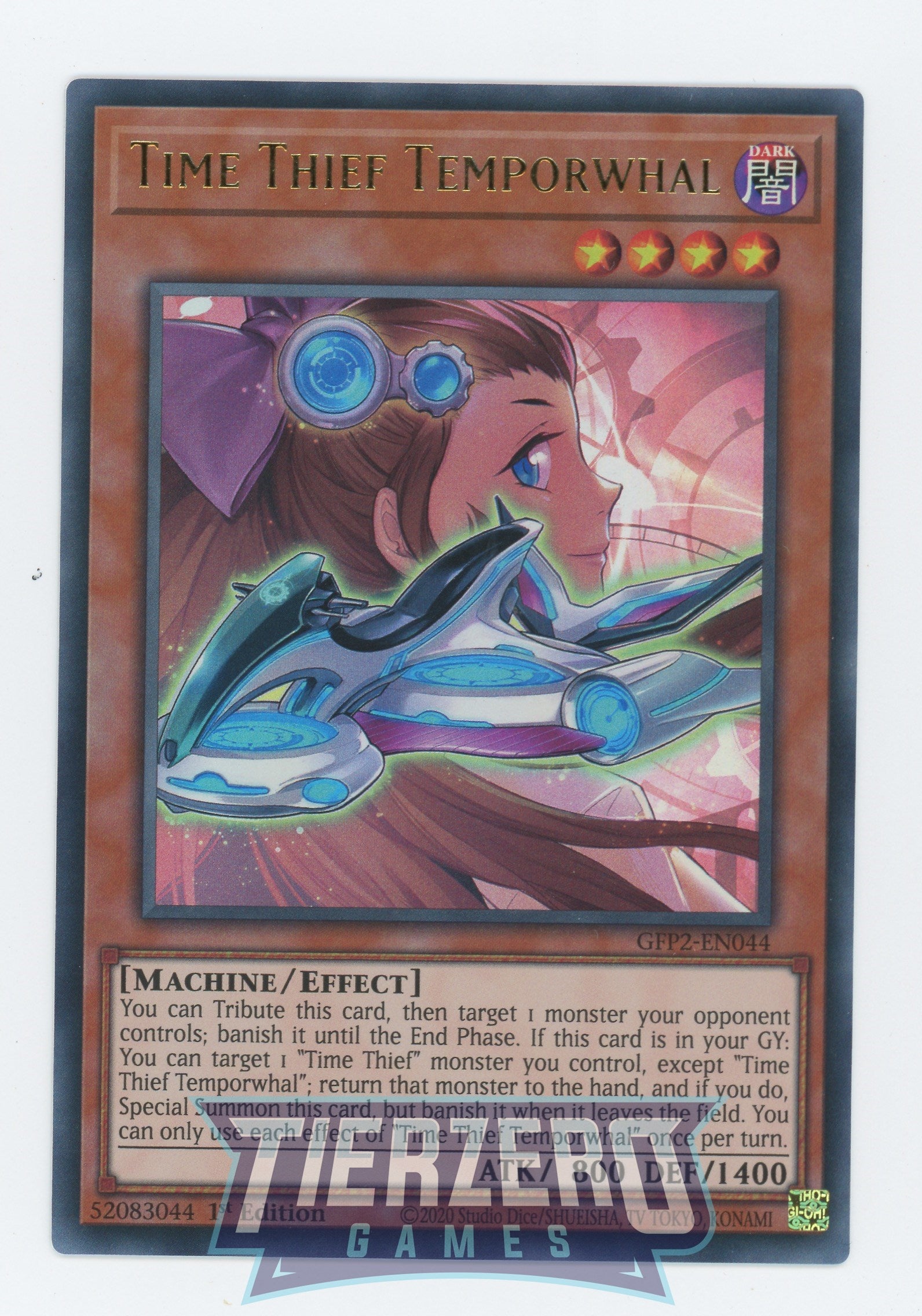 GFP2-EN044 - Time Thief Temporwhal - Ultra Rare - Ghosts From the Past: The 2nd Haunting