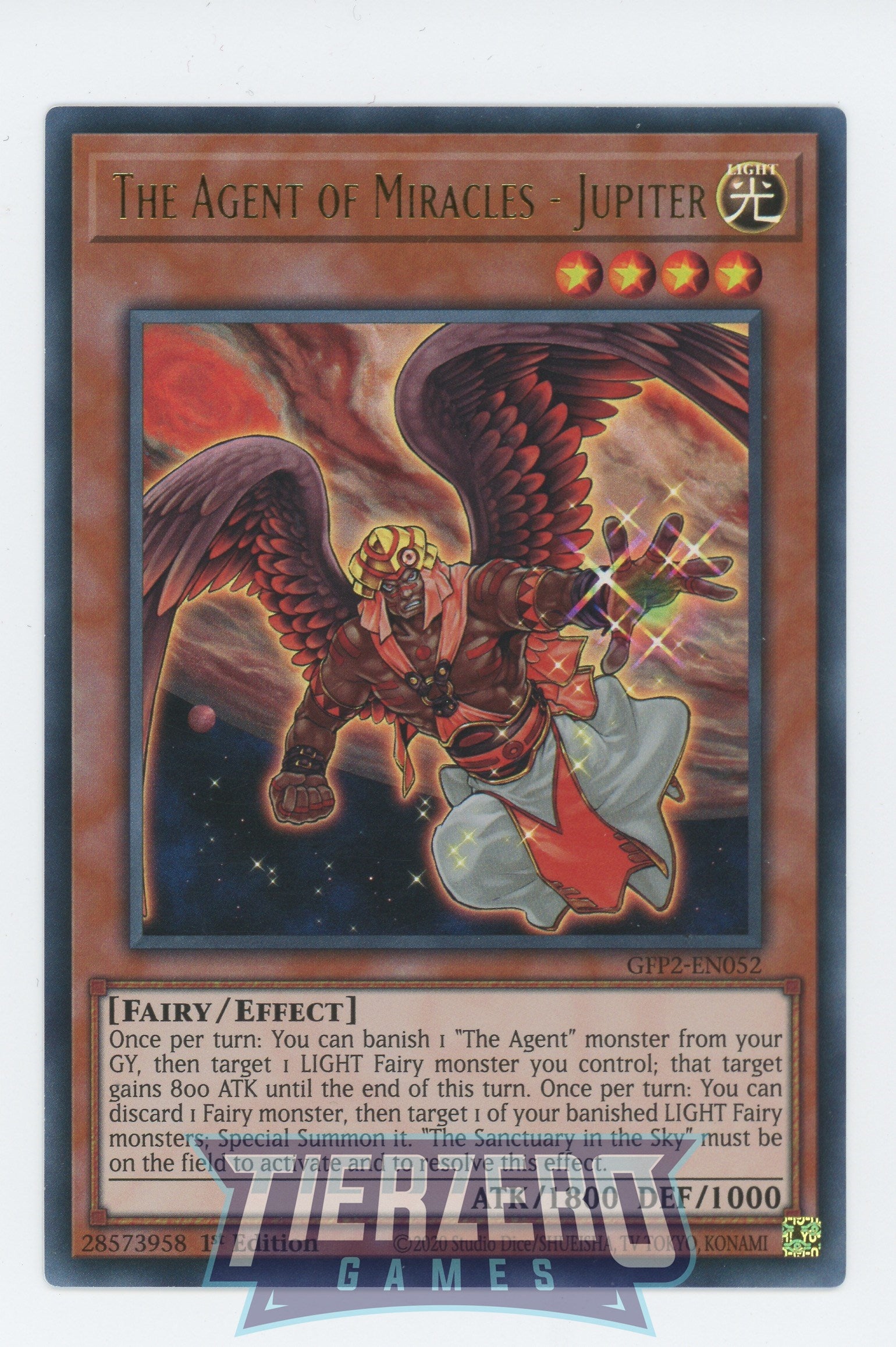 GFP2-EN052 - The Agent of Miracles - Jupiter - Ultra Rare - Ghosts From the Past: The 2nd Haunting