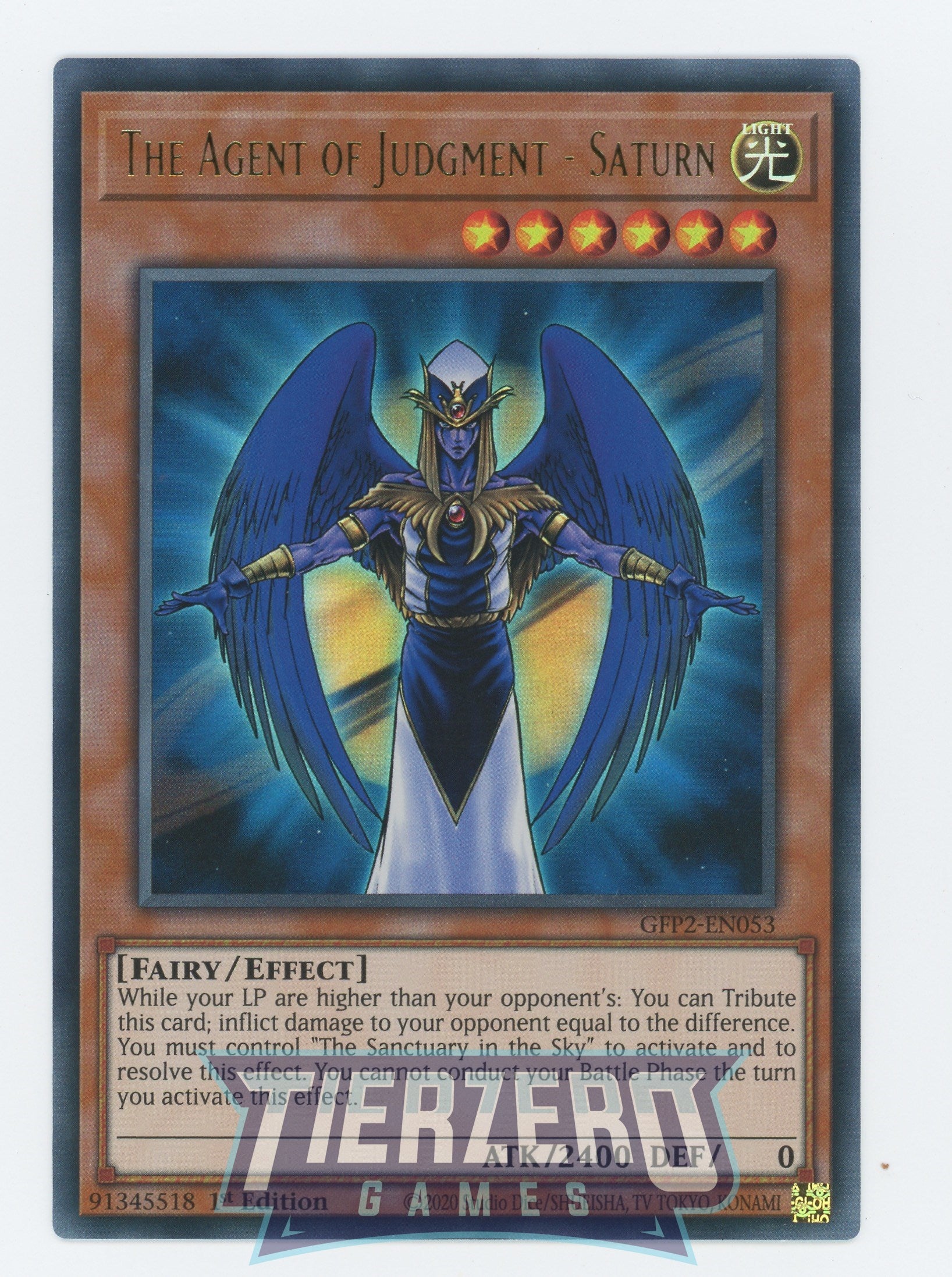GFP2-EN053 - The Agent of Judgment - Saturn - Ultra Rare - Ghosts From the Past: The 2nd Haunting