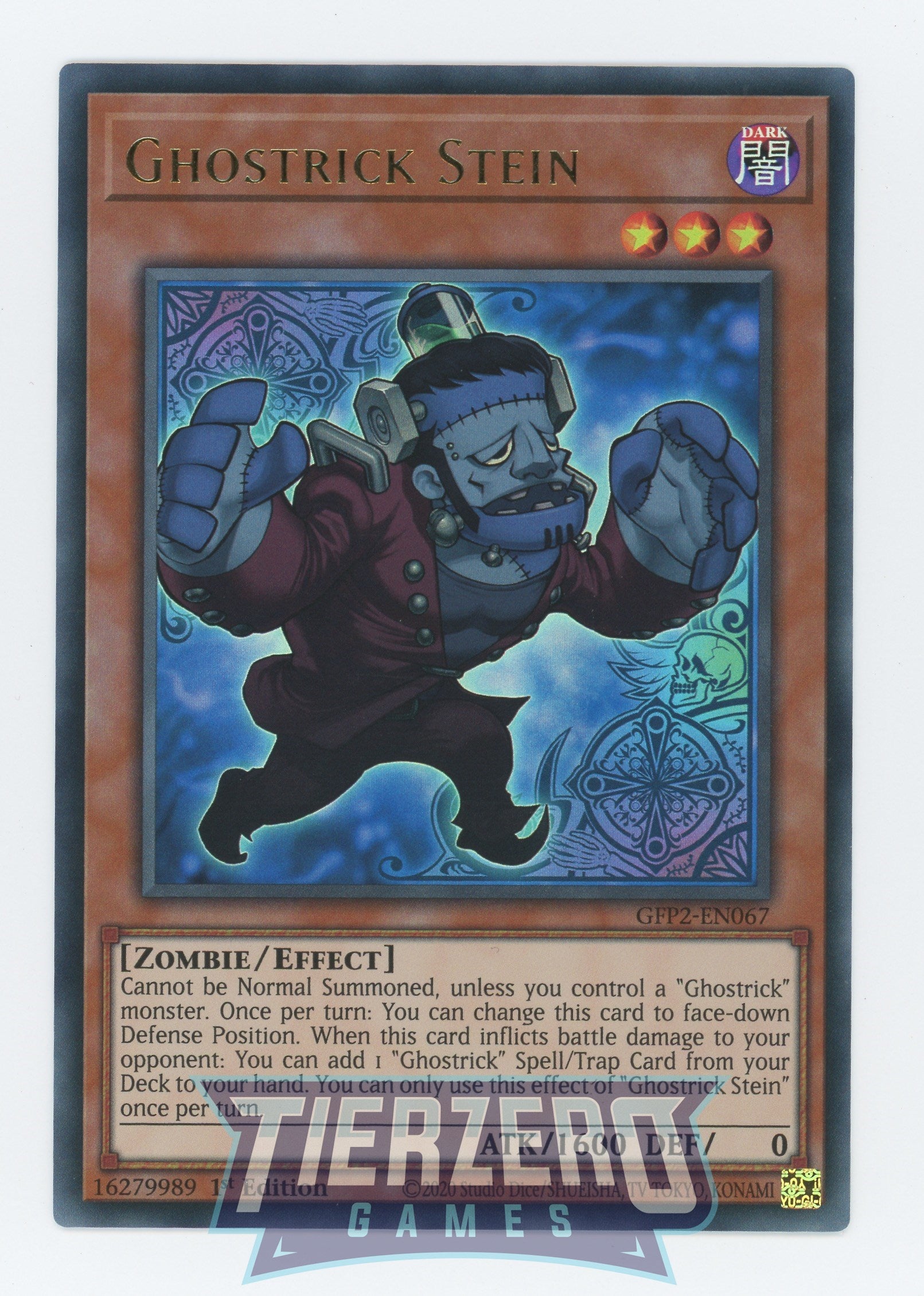 GFP2-EN067 - Ghostrick Stein - Ultra Rare - Effect Monster - Ghosts fr GFP2-EN067 - Ghostrick Stein - Ultra Rare - Effect Monster - Ghosts fr