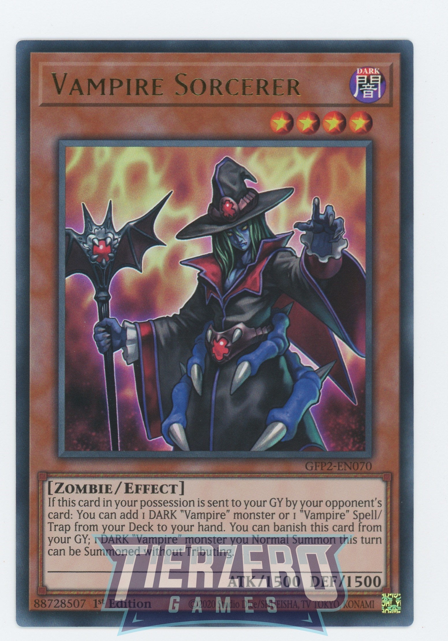 GFP2-EN070 - Vampire Sorcerer - Ultra Rare - Ghosts From the Past: The 2nd Haunting