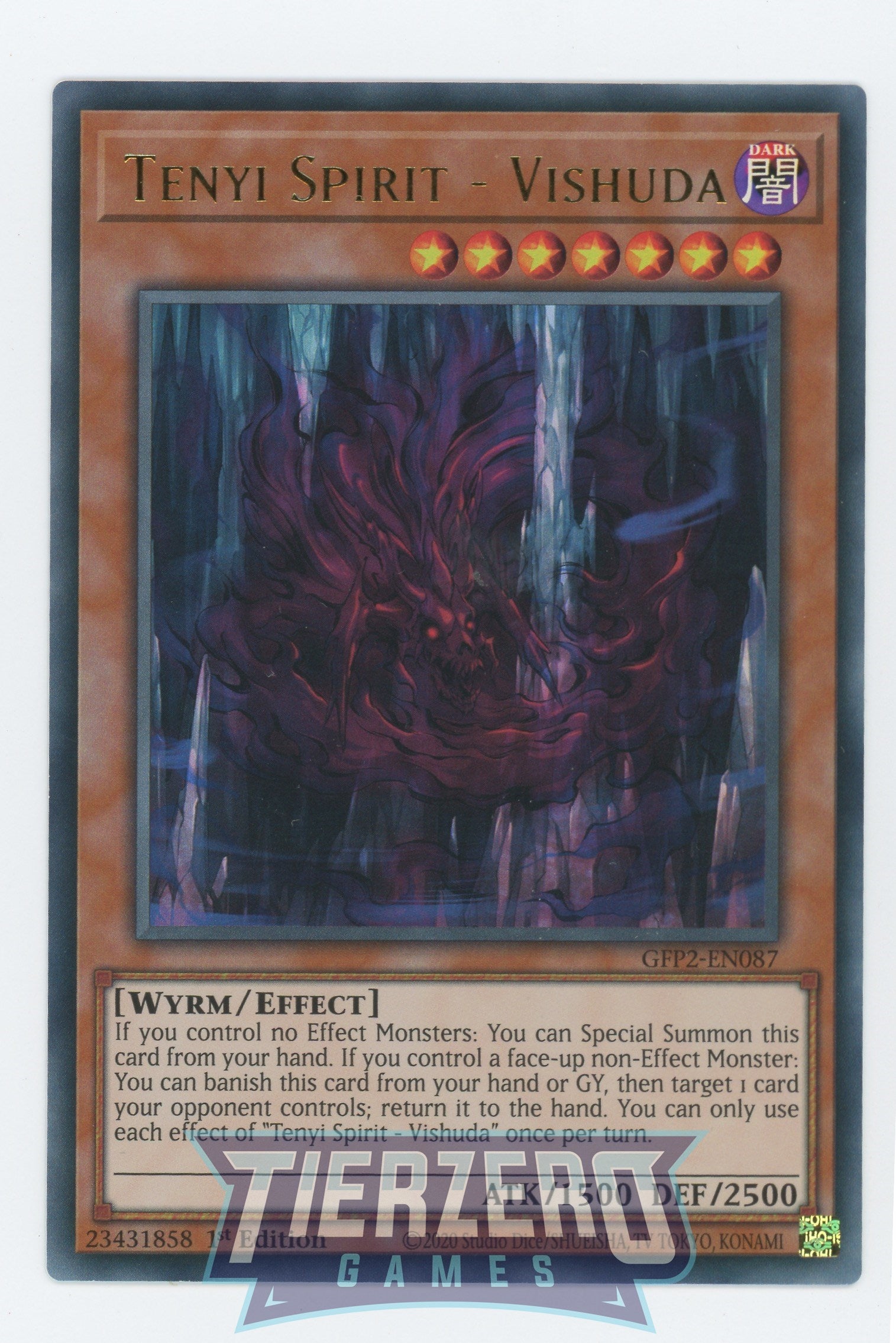 GFP2-EN087 - Tenyi Spirit - Adhara - Ultra Rare - Ghosts From the Past: The 2nd Haunting