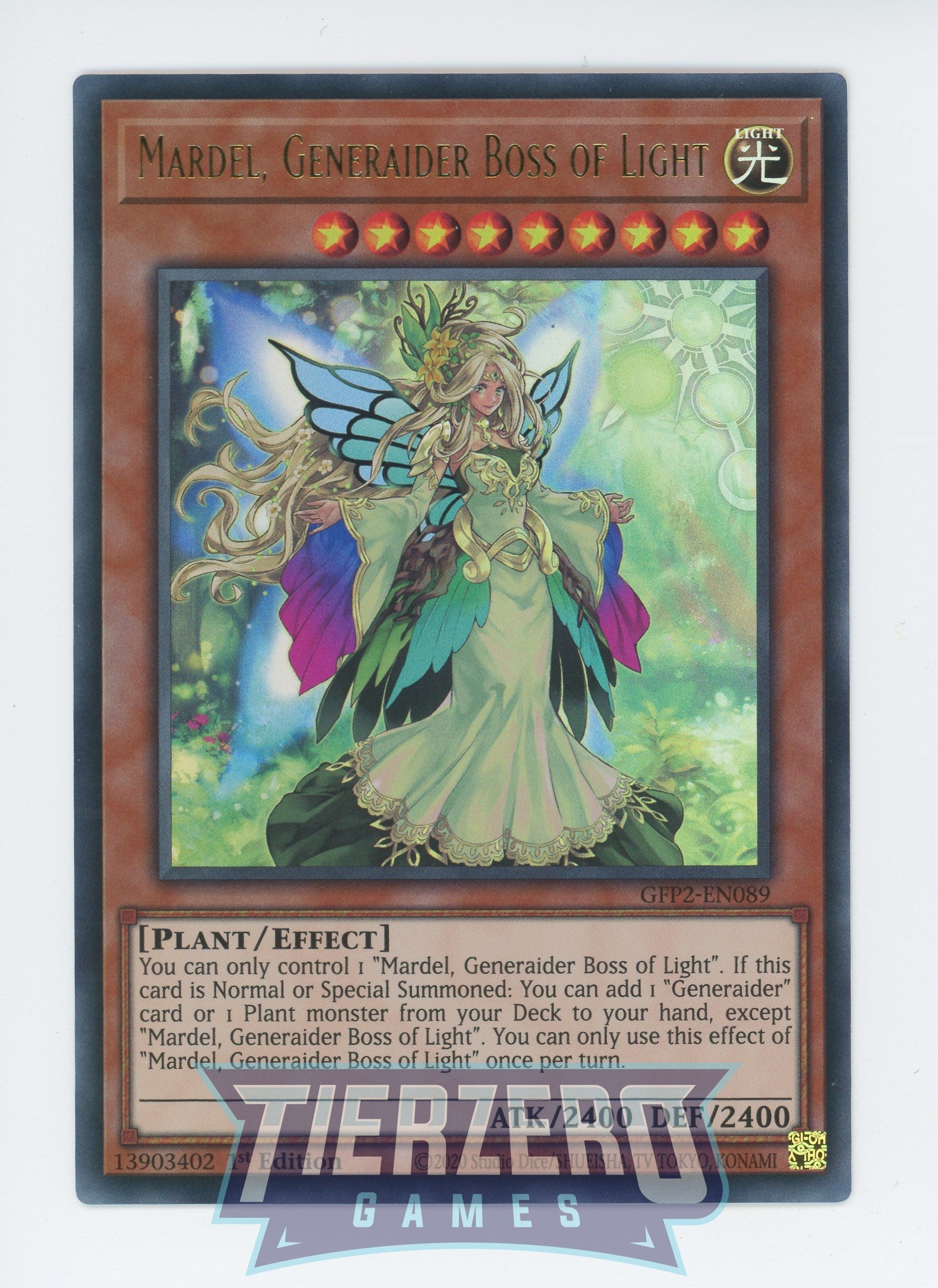 GFP2-EN089 - Mardel, Generaider Boss of Light - Ultra Rare - Ghosts From the Past: The 2nd Haunting