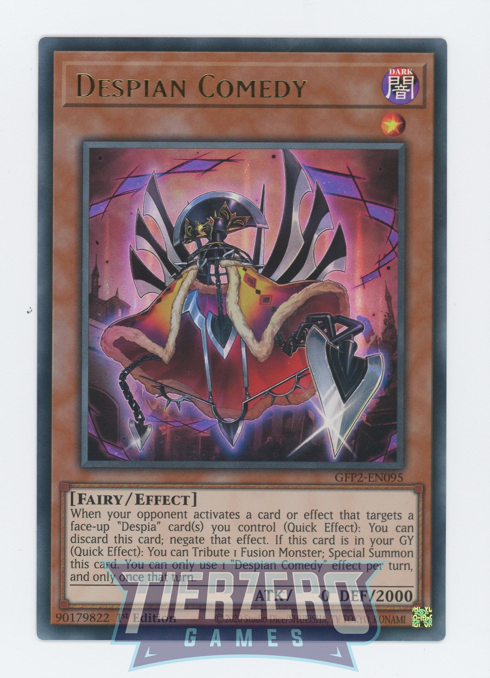 GFP2-EN095 - Despian Comedy - Ultra Rare - Ghosts From the Past: The 2nd Haunting